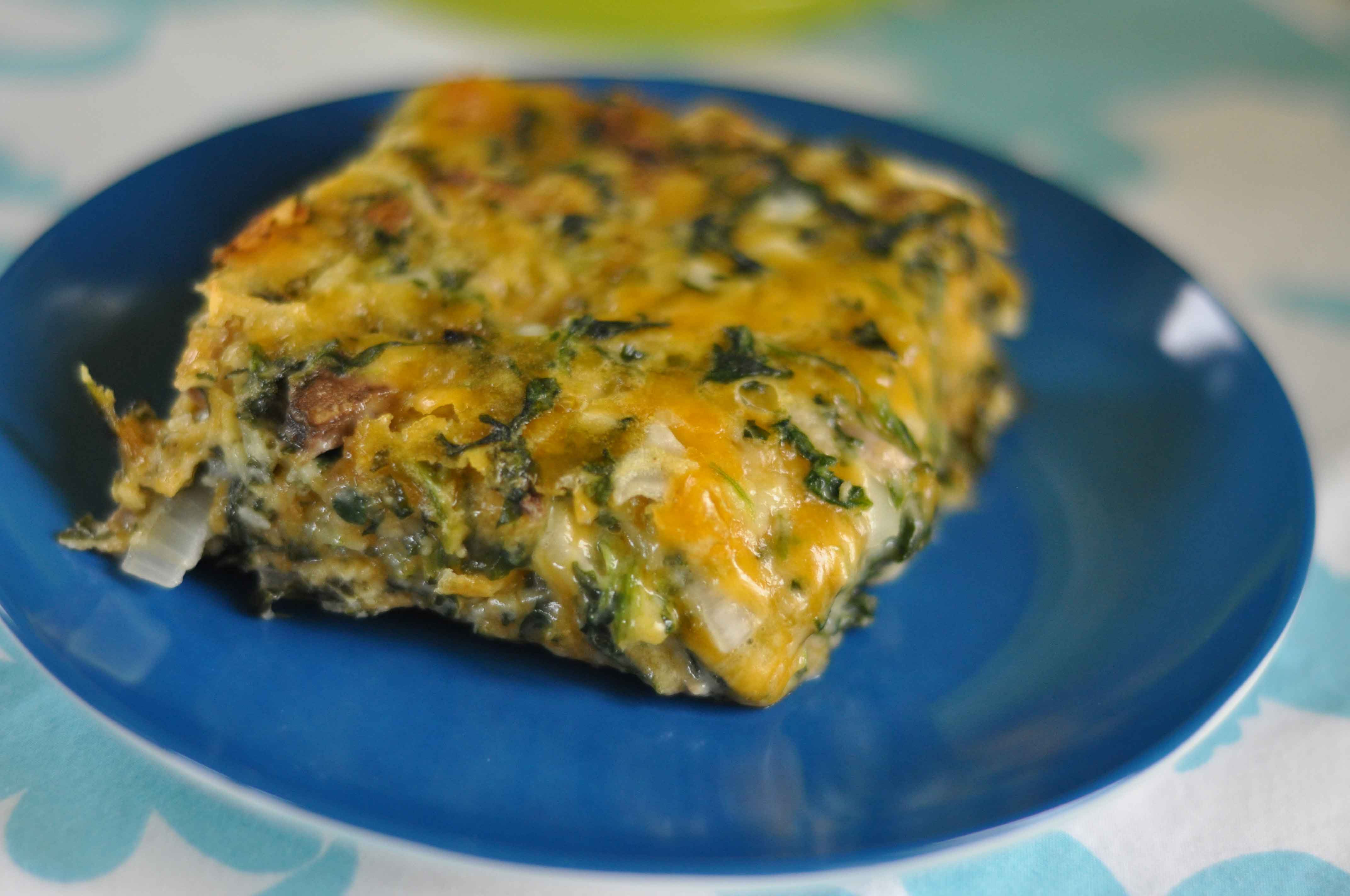 Scrumptious Spinach Bars Yes, I did say Scrumptious